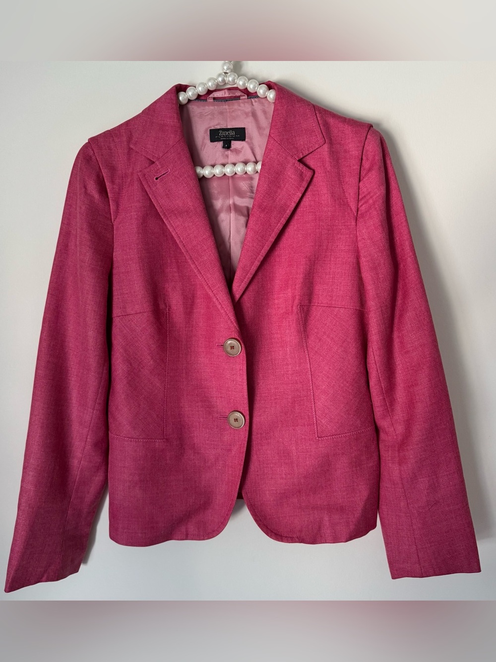 zanella pink Italian blazer adorable little
